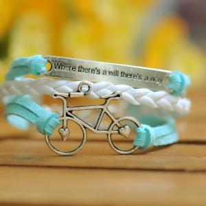 Bracelet, Bike Bracelet,retro Silver Love..