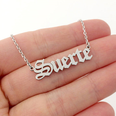 Your Own Name Necklace.personalized Necklace.name..