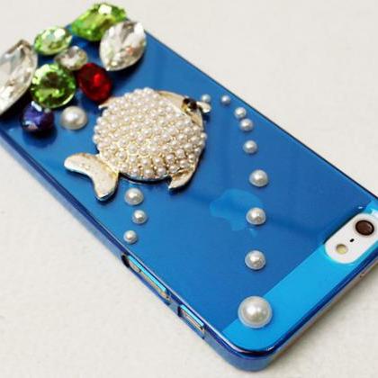 Fish Iphone Case,transparent Blue Iphone..