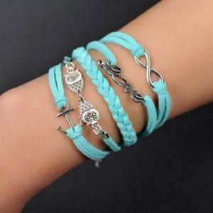 Infinity Bracelets, Owl Bracelets, Love..